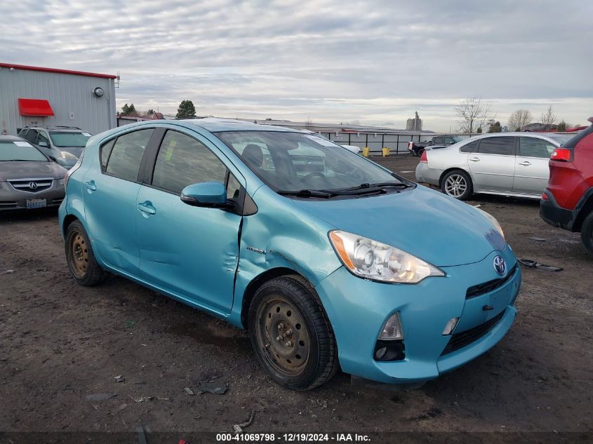 2013 Toyota Prius C Four VIN: JTDKDTB37D1041442 Lot: 41069798