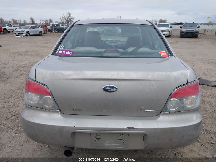 2006 Subaru Impreza 2.5I VIN: JF1GD67686H519930 Lot: 41070055