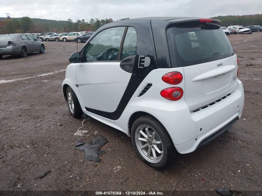 2016 Smart Fortwo Electric Drive Passion VIN: WMEEJ9AA5GK842721 Lot: 41070268