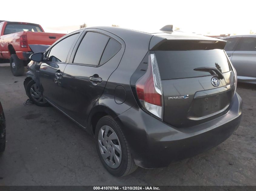 2015 Toyota Prius C Two VIN: JTDKDTB30F1586854 Lot: 41070766