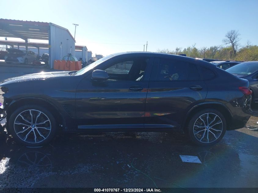 2020 BMW X4 xDrive30I VIN: 5UX2V1C09L9C20606 Lot: 41070767