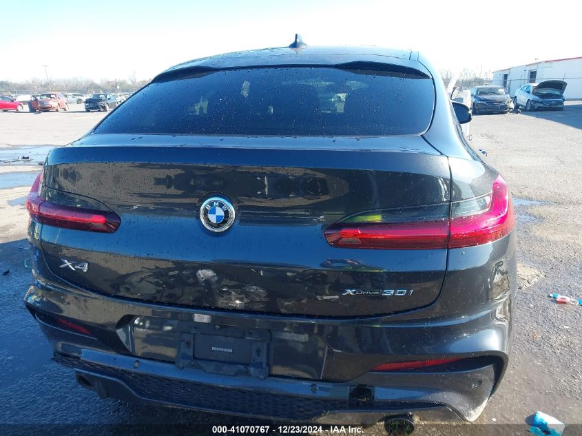 2020 BMW X4 xDrive30I VIN: 5UX2V1C09L9C20606 Lot: 41070767