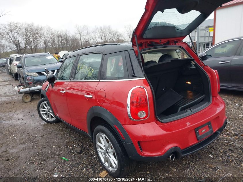 2015 Mini Countryman Cooper S VIN: WMWZC3C58FWT05434 Lot: 41070790