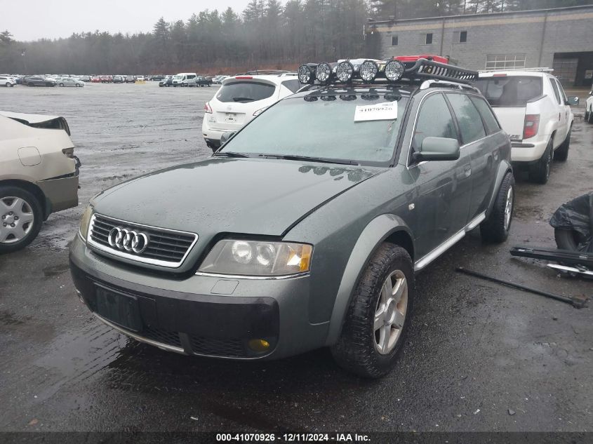 2002 Audi Allroad 2.7L VIN: WA1YD64B02N141592 Lot: 41070926