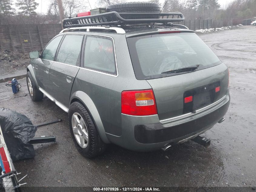 2002 Audi Allroad 2.7L VIN: WA1YD64B02N141592 Lot: 41070926