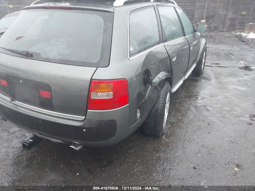 2002 Audi Allroad 2.7L VIN: WA1YD64B02N141592 Lot: 41070926