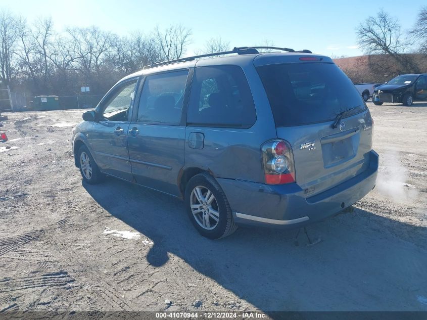 2004 Mazda Mpv Lx VIN: JM3LW28J140514621 Lot: 41070944