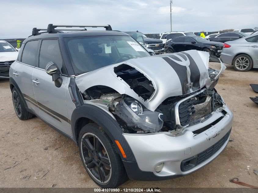 2013 Mini Countryman Cooper S VIN: WMWZC3C59DWP24437 Lot: 41070980