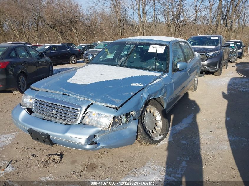 2000 Ford Crown Victoria Lx VIN: 2FAFP74W8YX167061 Lot: 41071056