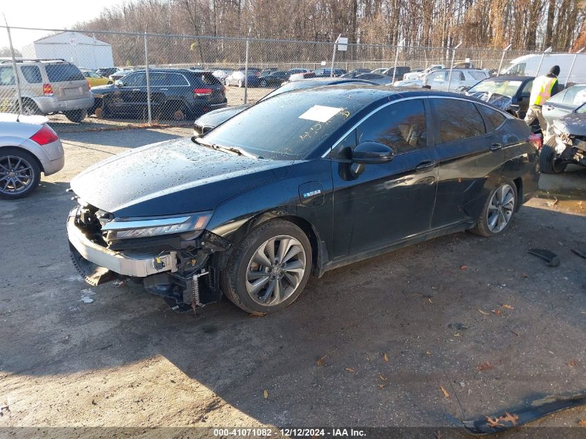 2018 Honda Clarity Touring VIN: JHMZC5F38JC002560 Lot: 41071082