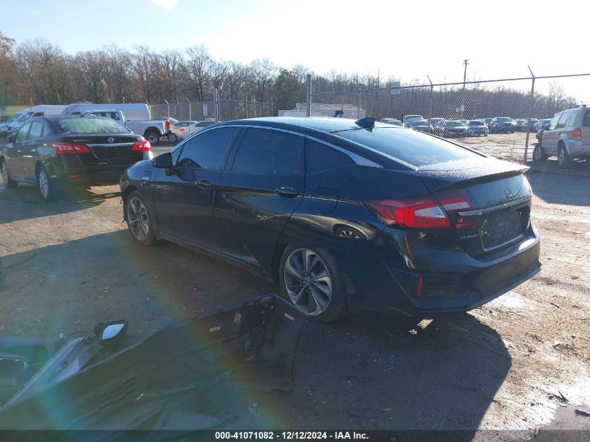 2018 Honda Clarity Touring VIN: JHMZC5F38JC002560 Lot: 41071082