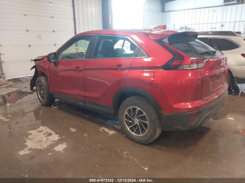 2023 Mitsubishi Eclipse Cross Es VIN: JA4ATUAA2PZ028621 Lot: 41072332