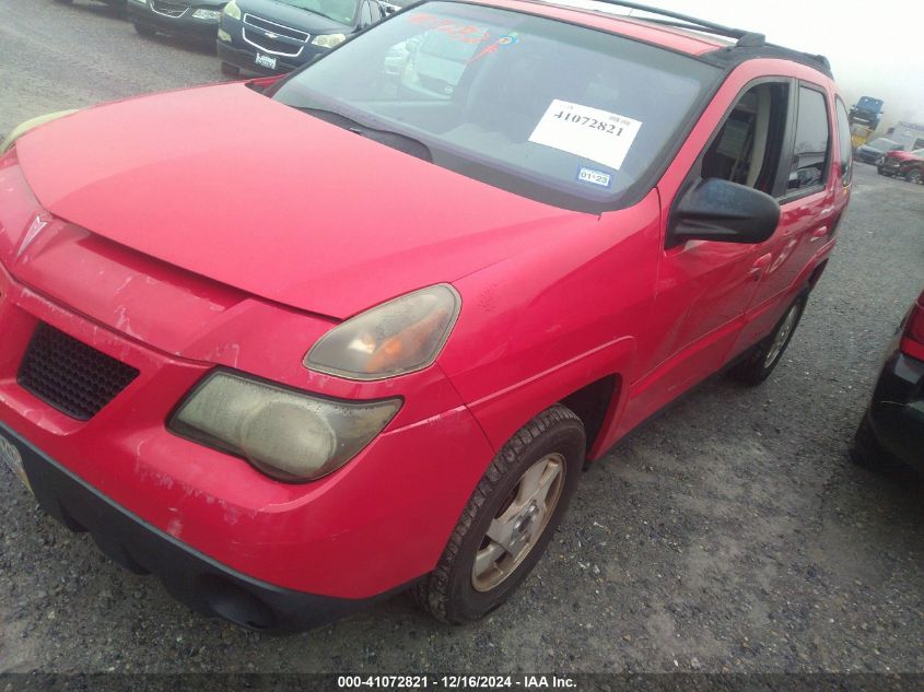 2002 Pontiac Aztek VIN: 3G7DA03E42S596648 Lot: 41072821