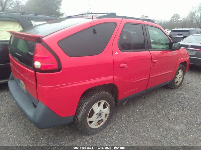 2002 Pontiac Aztek VIN: 3G7DA03E42S596648 Lot: 41072821