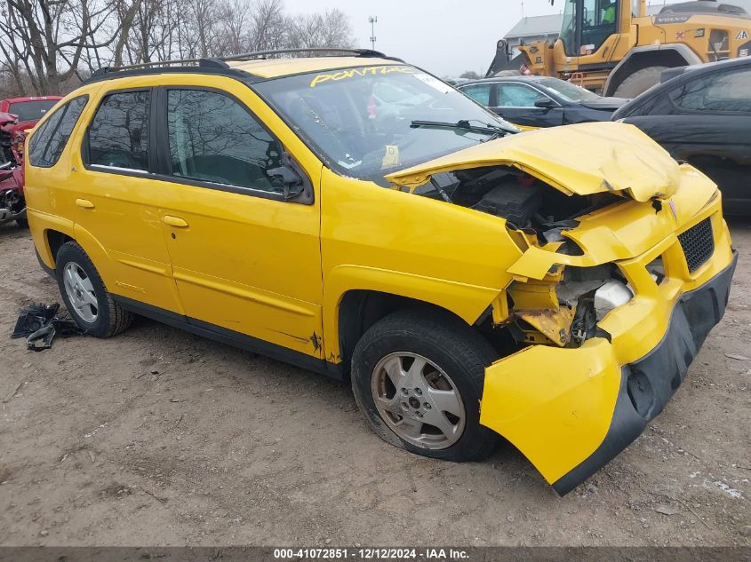 2002 Pontiac Aztek VIN: 3G7DA03E72S592643 Lot: 41072851