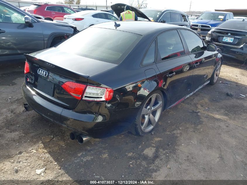 2012 Audi S4 3.0 Premium Plus VIN: WAUKGAFL4CA039164 Lot: 41073037