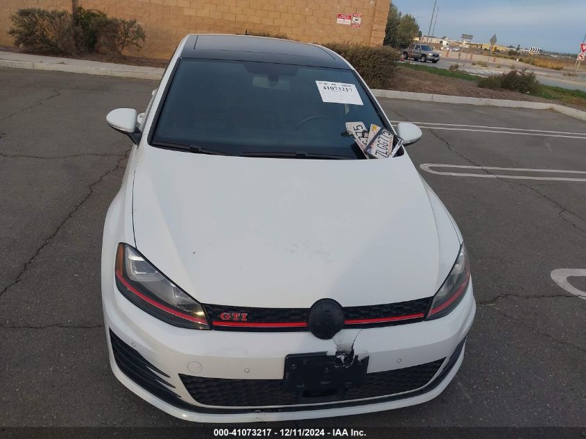 2015 Volkswagen Golf Gti 2.0T Se W/Performance Package 4-Door VIN: 3VW547AU1FM104780 Lot: 41073217