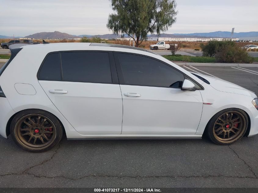 2015 Volkswagen Golf Gti 2.0T Se W/Performance Package 4-Door VIN: 3VW547AU1FM104780 Lot: 41073217