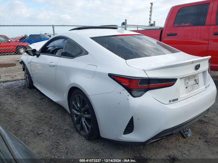 2019 Lexus Rc F Sport VIN: JTHHA5BC6K5009813 Lot: 41073237