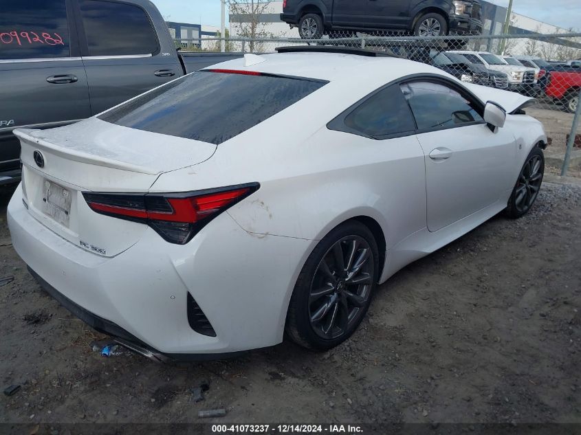 2019 Lexus Rc F Sport VIN: JTHHA5BC6K5009813 Lot: 41073237