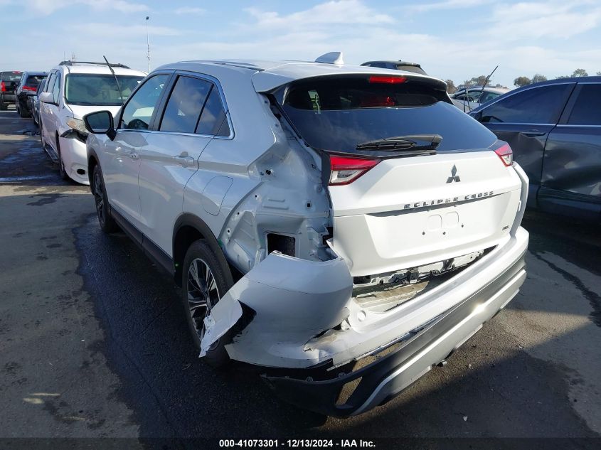 2022 Mitsubishi Eclipse Cross Se/Se Special Edition/Sel/Sel Special Edition VIN: JA4ASWAA0NZ057627 Lot: 41073301