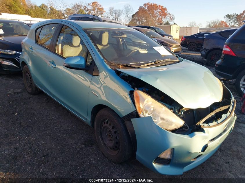 2012 Toyota Prius C One VIN: JTDKDTB3XC1005291 Lot: 41073324