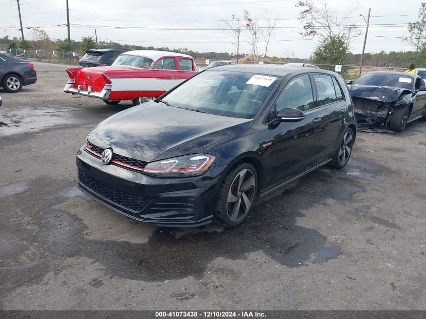 2019 Volkswagen Golf Gti 2.0T Autobahn/2.0T Rabbit Edition/2.0T S/2.0T Se VIN: 3VW5T7AU8KM033803 Lot: 41073438