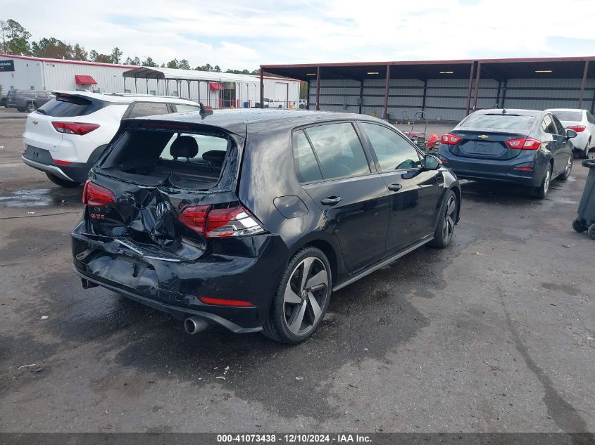 2019 Volkswagen Golf Gti 2.0T Autobahn/2.0T Rabbit Edition/2.0T S/2.0T Se VIN: 3VW5T7AU8KM033803 Lot: 41073438