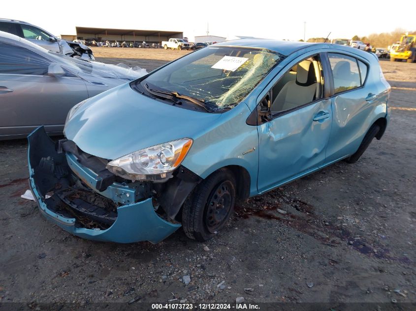 2013 Toyota Prius C One VIN: JTDKDTB3XD1050412 Lot: 41073723