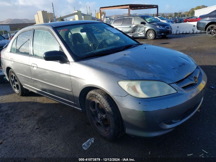 2004 Honda Civic Lx VIN: 2HGES16554H621195 Lot: 41073879