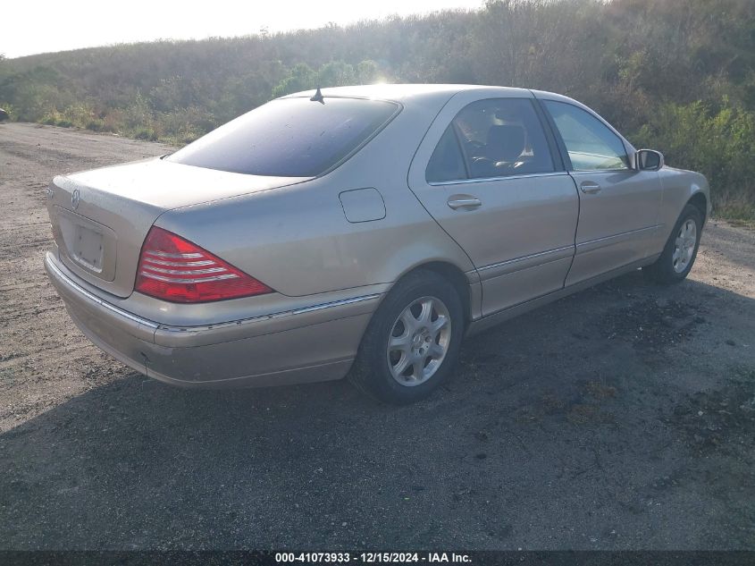 2002 Mercedes-Benz S 500 VIN: WDBNG75J52A230351 Lot: 41073933