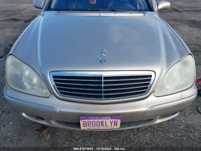 2002 Mercedes-Benz S 500 VIN: WDBNG75J52A230351 Lot: 41073933