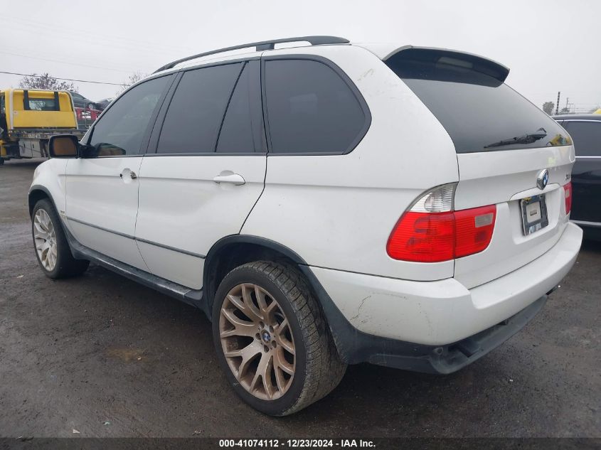 2005 BMW X5 3.0I VIN: 5UXFA135X5LY20028 Lot: 41074112