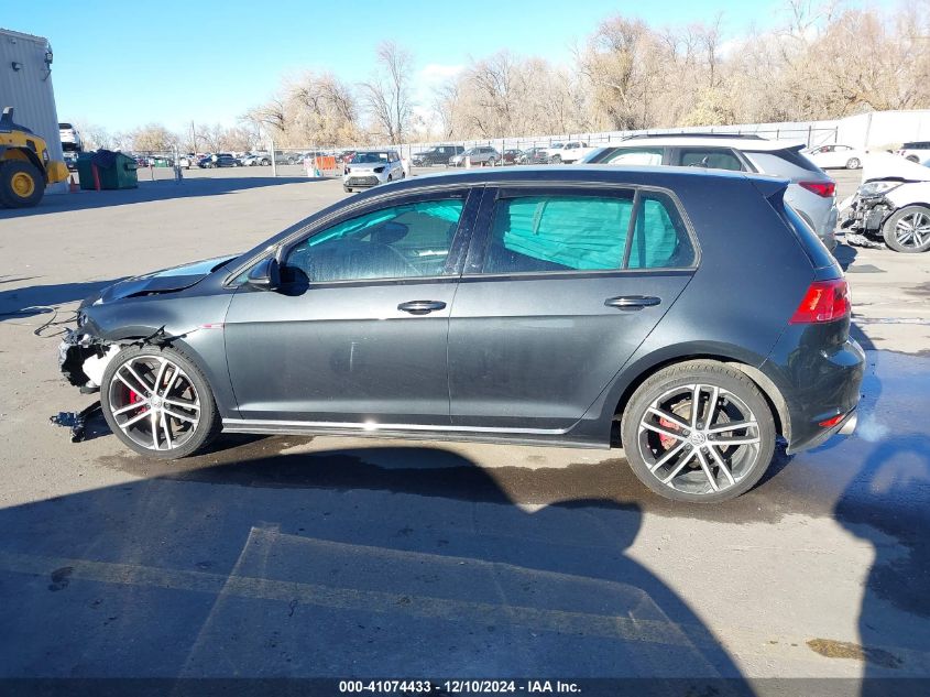 2017 Volkswagen Golf Gti Autobahn 4-Door/S 4-Door/Se 4-Door/Sport 4-Door VIN: 3VW5T7AU0HM063368 Lot: 41074433