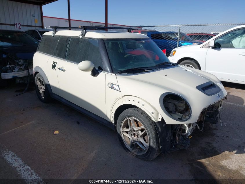 2010 Mini Cooper S Clubman VIN: WMWMM3C56ATP76127 Lot: 41074488