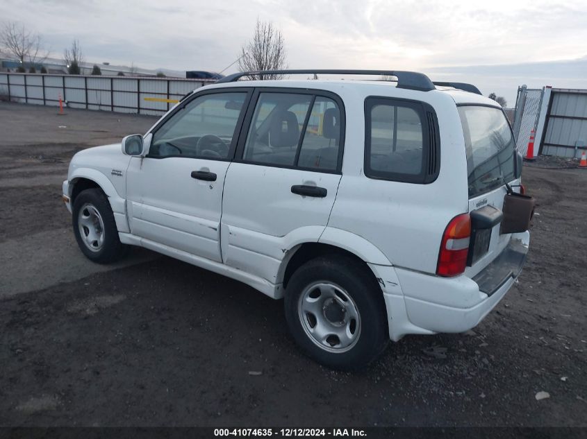 2001 Suzuki Grand Vitara Jlx/Jlx+/Limited VIN: JS3TD62V314169194 Lot: 41074635