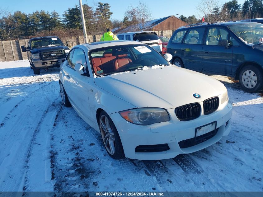 2012 BMW 135I VIN: WBAUC9C55CVM12391 Lot: 41074726