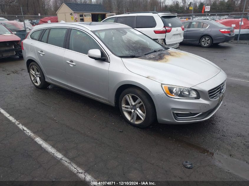 2015 Volvo V60 T5 Premier VIN: YV1612SB0F1187318 Lot: 41074871