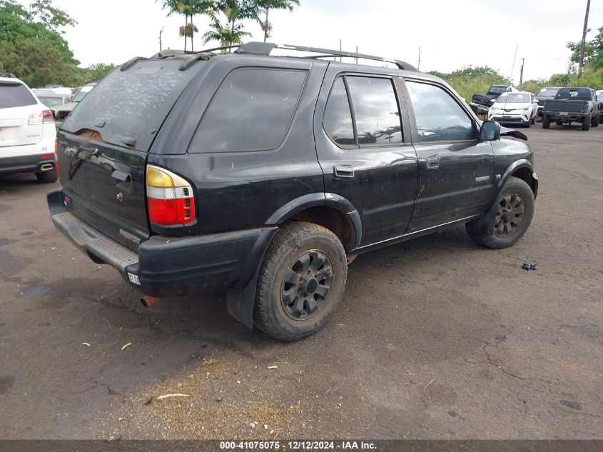 1999 Honda Passport Ex/Lx VIN: 4S6CM58W0X4417597 Lot: 41075075