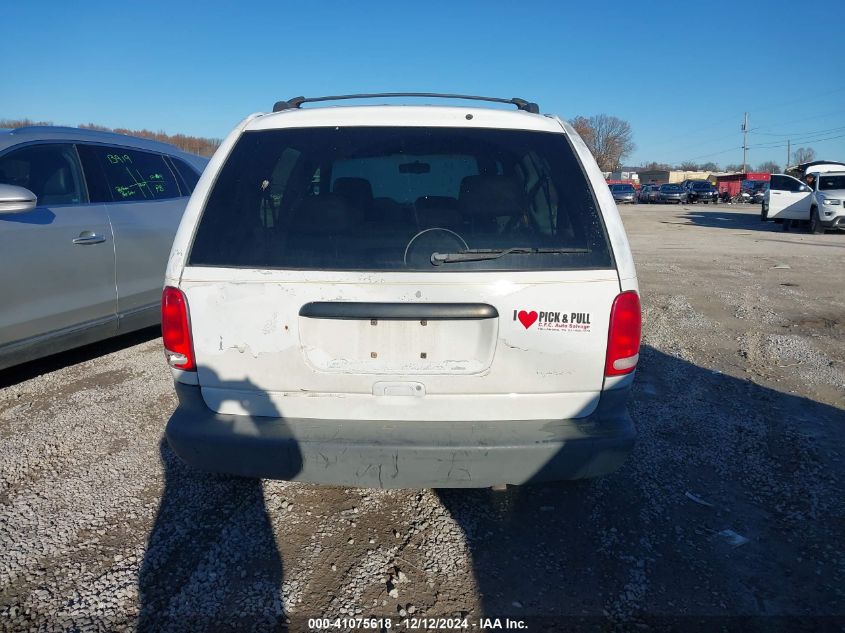 1999 Dodge Caravan Se VIN: 2B4GP45G3XR221256 Lot: 41075618