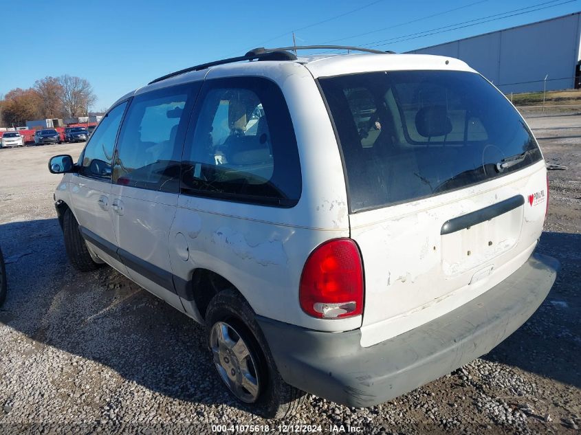 1999 Dodge Caravan Se VIN: 2B4GP45G3XR221256 Lot: 41075618