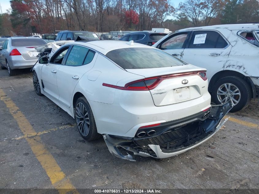 2018 Kia Stinger Premium VIN: KNAE25LA7J6015575 Lot: 41075631