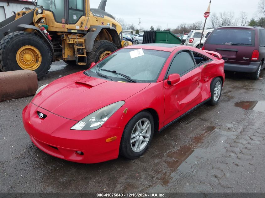 2002 Toyota Celica Gt VIN: JTDDR32T520117480 Lot: 41075840