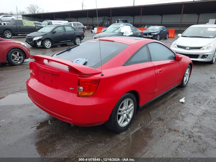 2002 Toyota Celica Gt VIN: JTDDR32T520117480 Lot: 41075840