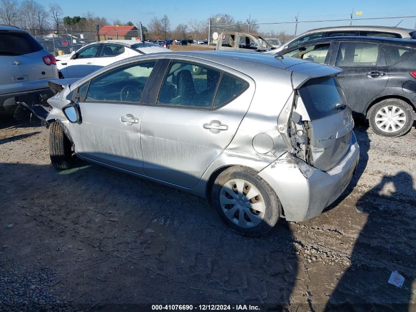 2012 Toyota Prius C One VIN: JTDKDTB3XC1503099 Lot: 41076690