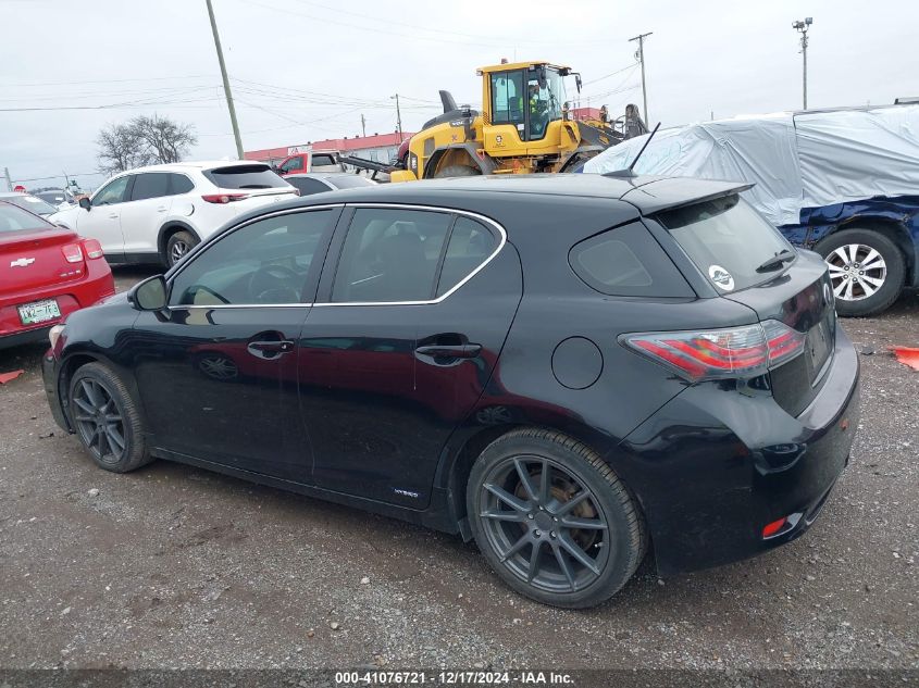 2012 Lexus Ct 200H Premium VIN: JTHKD5BH9C2122280 Lot: 41076721