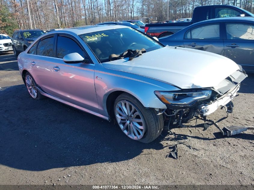 2014 Audi A6 3.0T Premium Plus VIN: WAUHGAFC9EN101728 Lot: 41077354