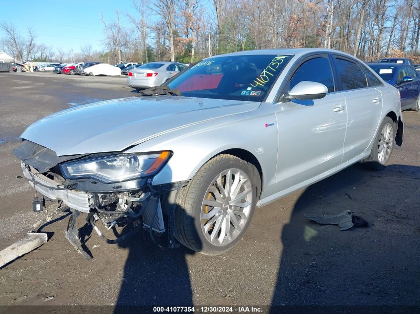 2014 Audi A6 3.0T Premium Plus VIN: WAUHGAFC9EN101728 Lot: 41077354