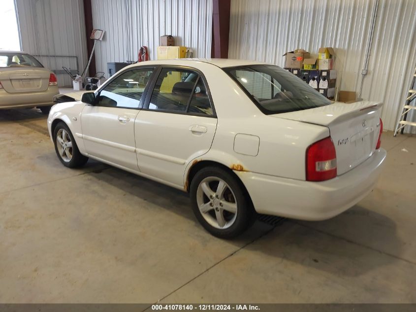 2003 Mazda Protege Dx/Es/Lx VIN: JM1BJ225X31140467 Lot: 41078140