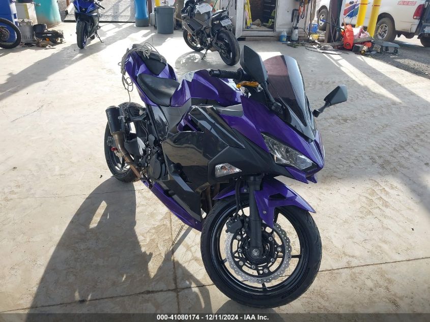 2019 Kawasaki Ex400 VIN: JKAEXKG11KDA28331 Lot: 41080174